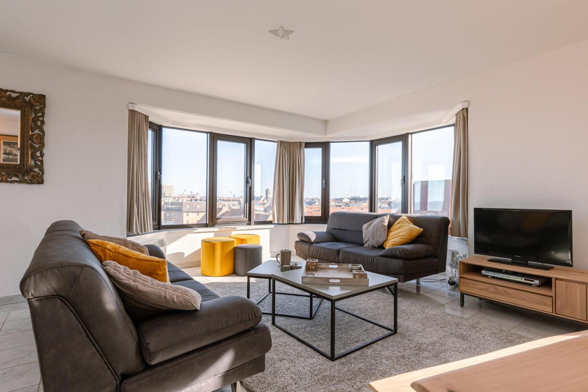 Huswell - Spacious & Modern Sea View Apartment With Garage Ostend Luaran gambar