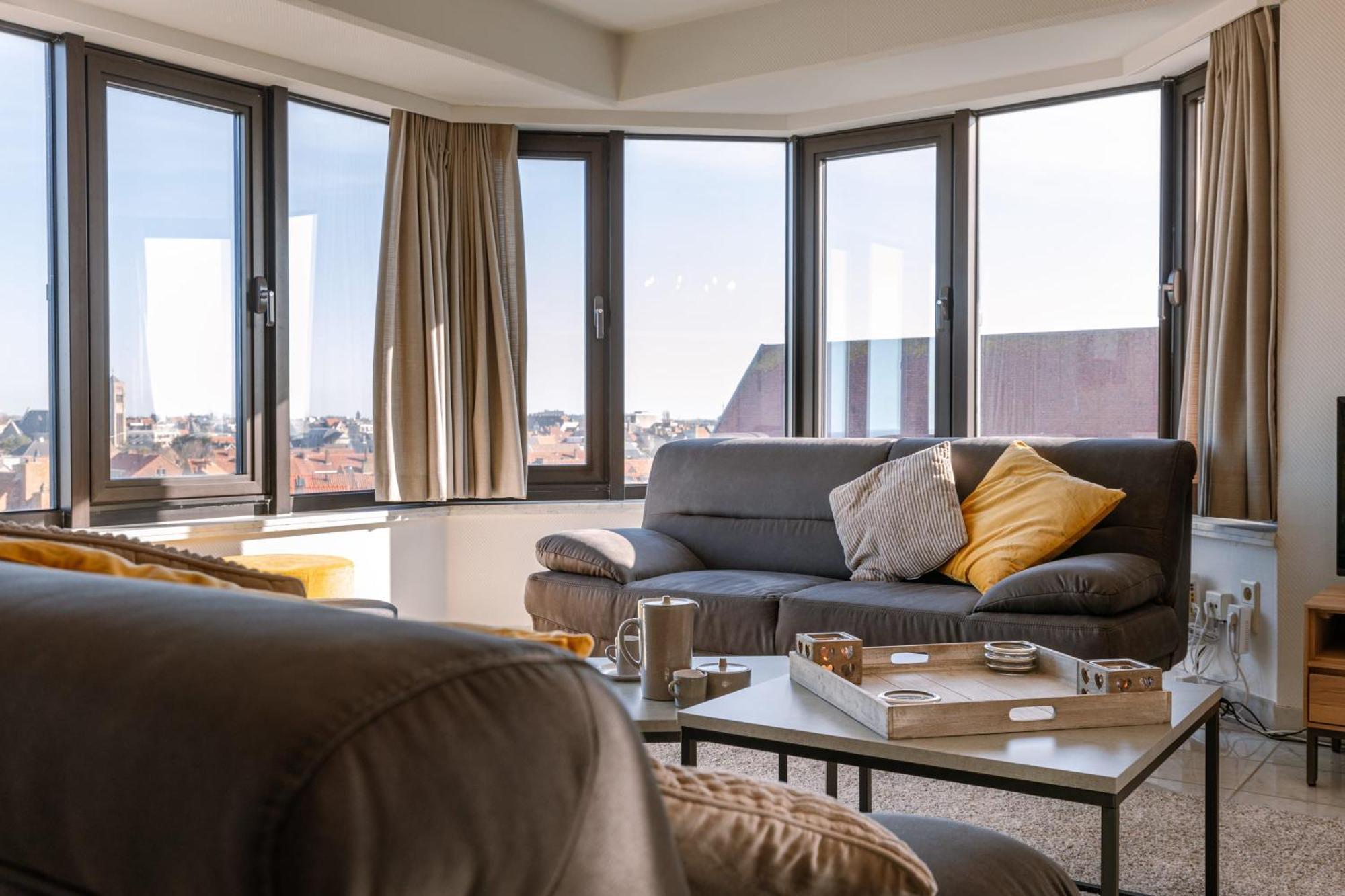 Huswell - Spacious & Modern Sea View Apartment With Garage Ostend Luaran gambar